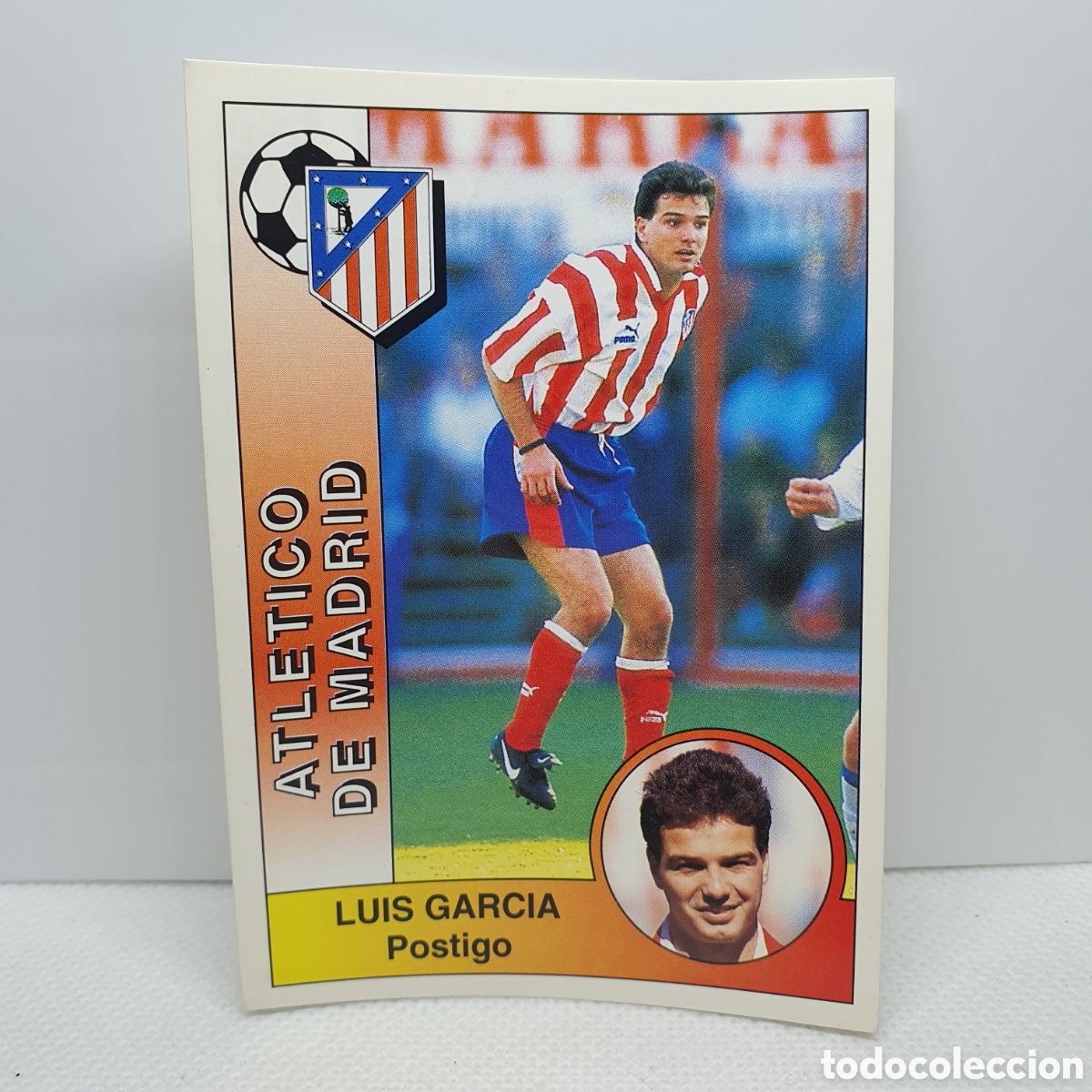 Cromos de F&uacute;tbol: ⚽️ CROMO DE FUTBOL LUIS GARCIA ATLETICO DE MADRID LIGA 94-95 PANINI ALBUM - ESTAMPAS ADHESIVAS -CARD