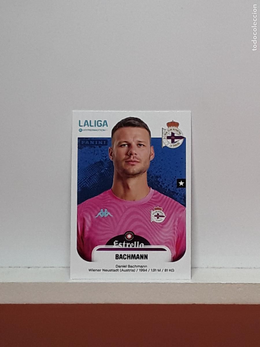 Cromos de F&uacute;tbol: LALIGA HYPERMOTION 2025 2026 25 26 ALBUM PANINI LIGA N 176 DEPORTIVO BACHMANN DANIEL