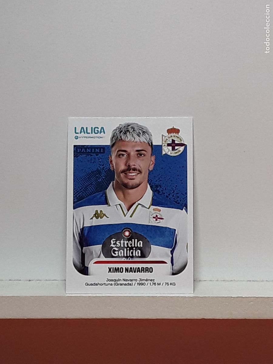 Cromos de F&uacute;tbol: LALIGA HYPERMOTION 2025 2026 25 26 ALBUM PANINI LIGA N 177 DEPORTIVO XIMO NAVARRO