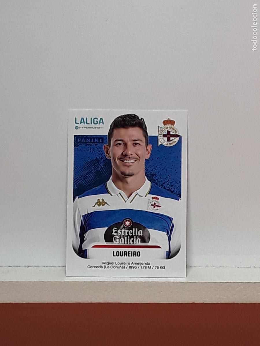 Cromos de F&uacute;tbol: LALIGA HYPERMOTION 2025 2026 25 26 ALBUM PANINI LIGA N 178 DEPORTIVO LOUREIRO MIGUEL