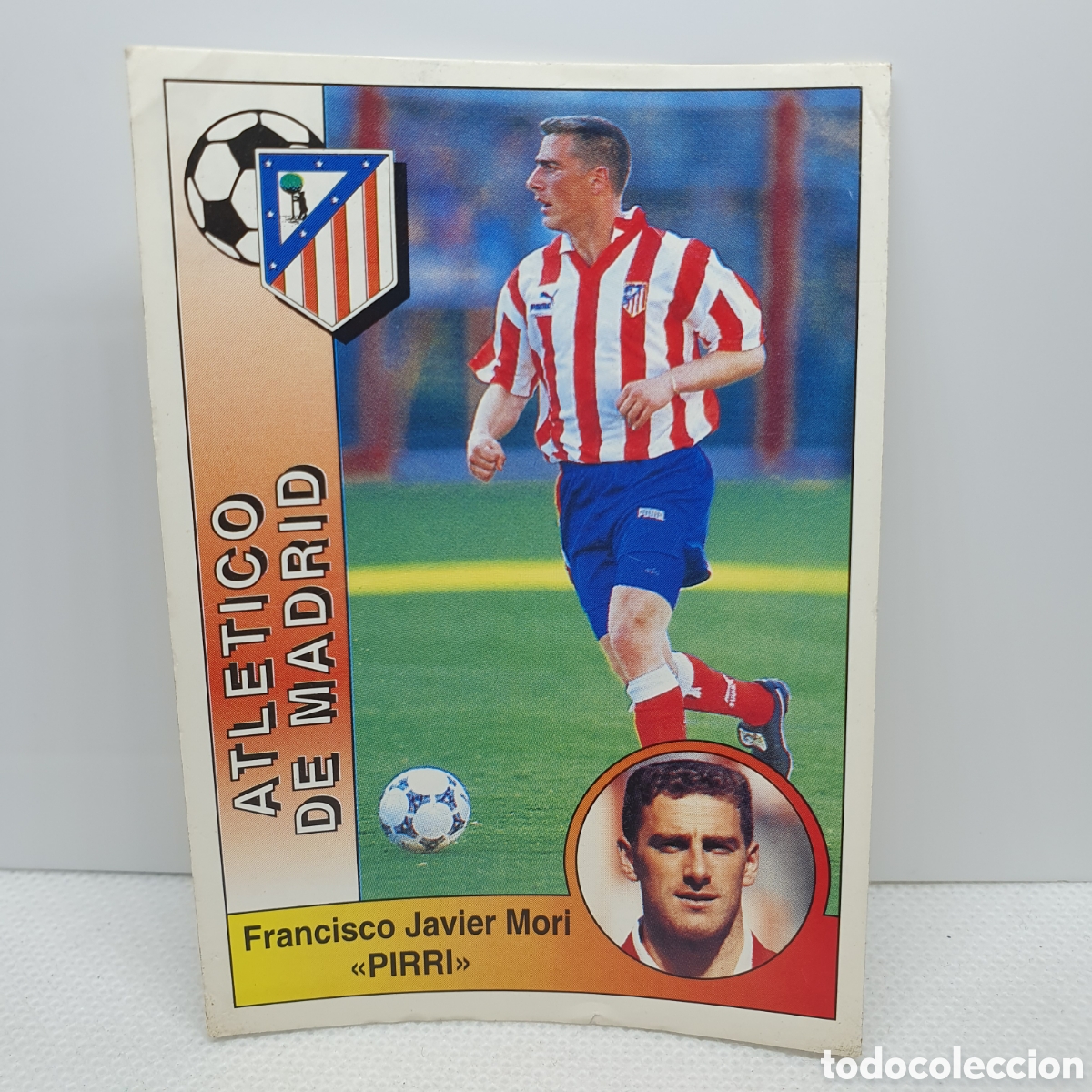 Cromos de F&uacute;tbol: ⚽️ CROMO DE FUTBOL PIRRI ATLETICO DE MADRID LIGA 94-95 PANINI ALBUM - ESTAMPAS ADHESIVAS - CARTAS