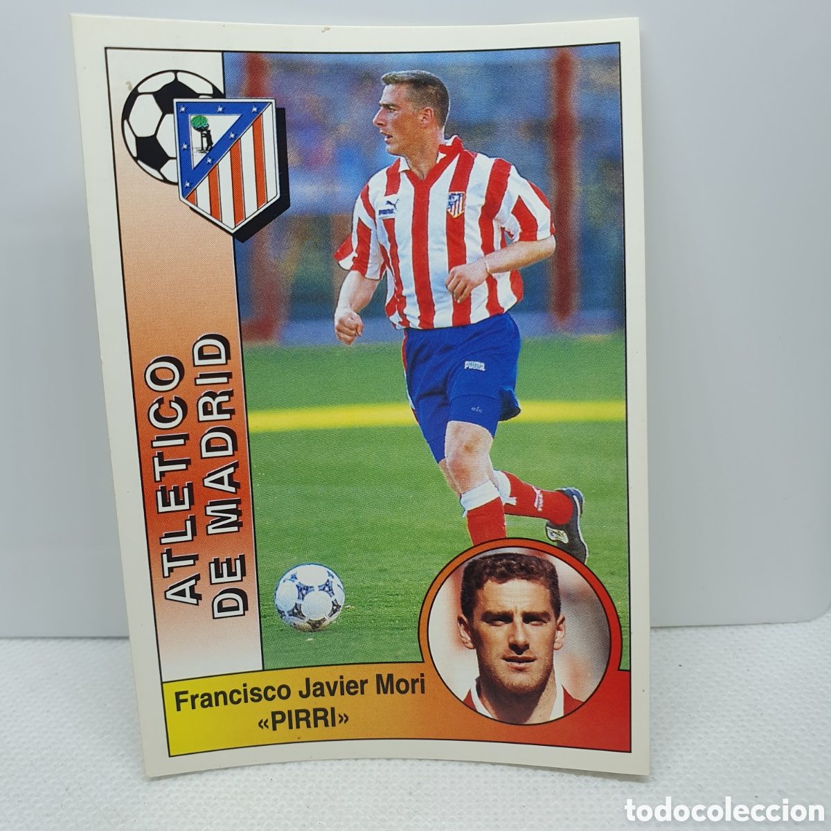 Cromos de F&uacute;tbol: ⚽️ CROMO DE FUTBOL PIRRI ATLETICO DE MADRID LIGA 94-95 PANINI ALBUM - ESTAMPAS ADHESIVAS - CARTAS