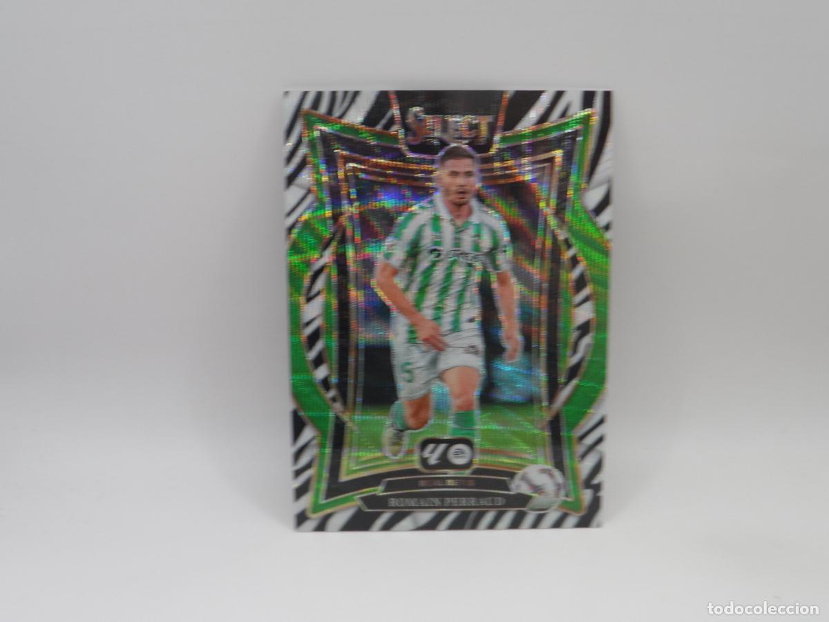 Cromos de F&uacute;tbol: 39 ROMAIN PERRAUD PARALELA ZEBRA PRIZM BETIS PANINI SELECT 2024 2025 24 25