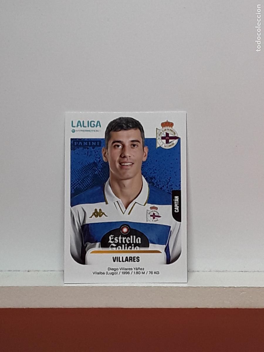 Cromos de F&uacute;tbol: LALIGA HYPERMOTION 2025 2026 25 26 ALBUM PANINI LIGA N 184 DEPORTIVO VILLARES DIEGO