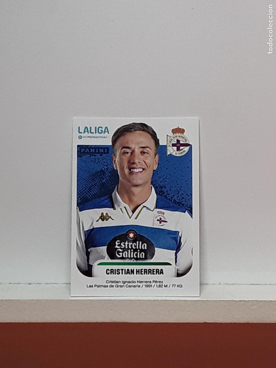 Cromos de F&uacute;tbol: LALIGA HYPERMOTION 2025 2026 25 26 ALBUM PANINI LIGA N 189A 189 A DEPORTIVO CRISTIAN HERRERA