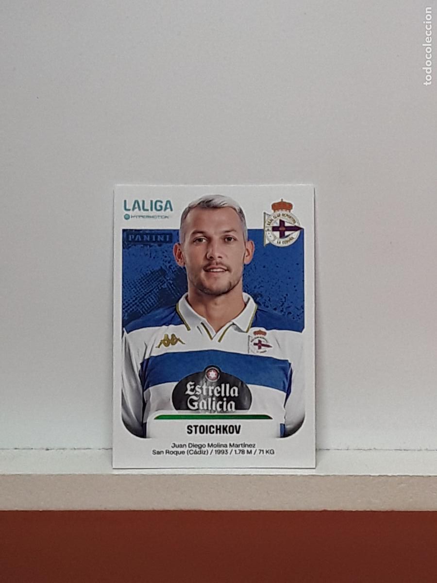 Cromos de F&uacute;tbol: LALIGA HYPERMOTION 2025 2026 25 26 ALBUM PANINI LIGA N 189B 189 B DEPORTIVO STOICHKOV