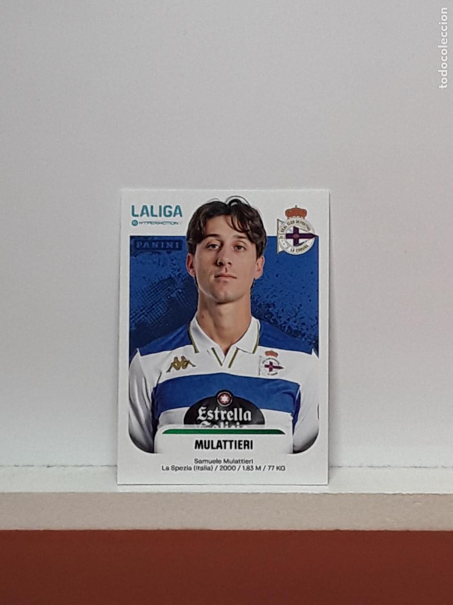 Cromos de F&uacute;tbol: LALIGA HYPERMOTION 2025 2026 25 26 ALBUM PANINI LIGA N 190 DEPORTIVO MULATTIERI