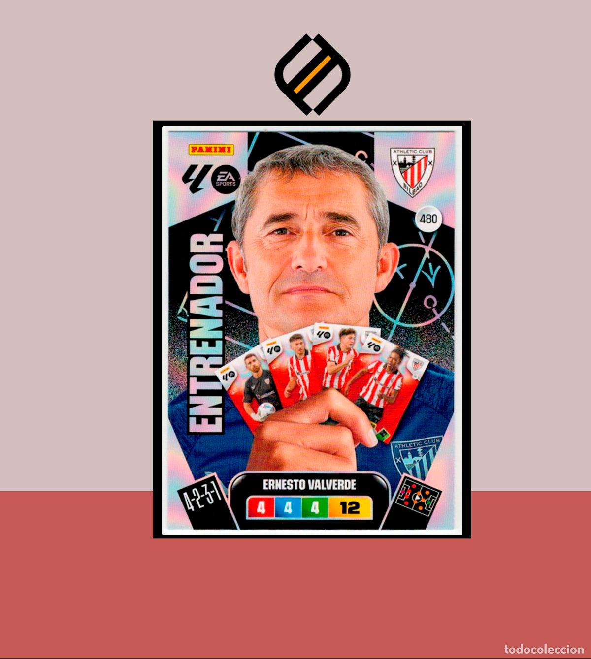 Cromos de F&uacute;tbol: ADRENALYN XL 2025 2026 PANINI N&ordm; 480 ERNESTO VALVERDE ENTRENADOR 2 EDICI&Oacute;N ATHLETIC CLUB BILBAO CARD