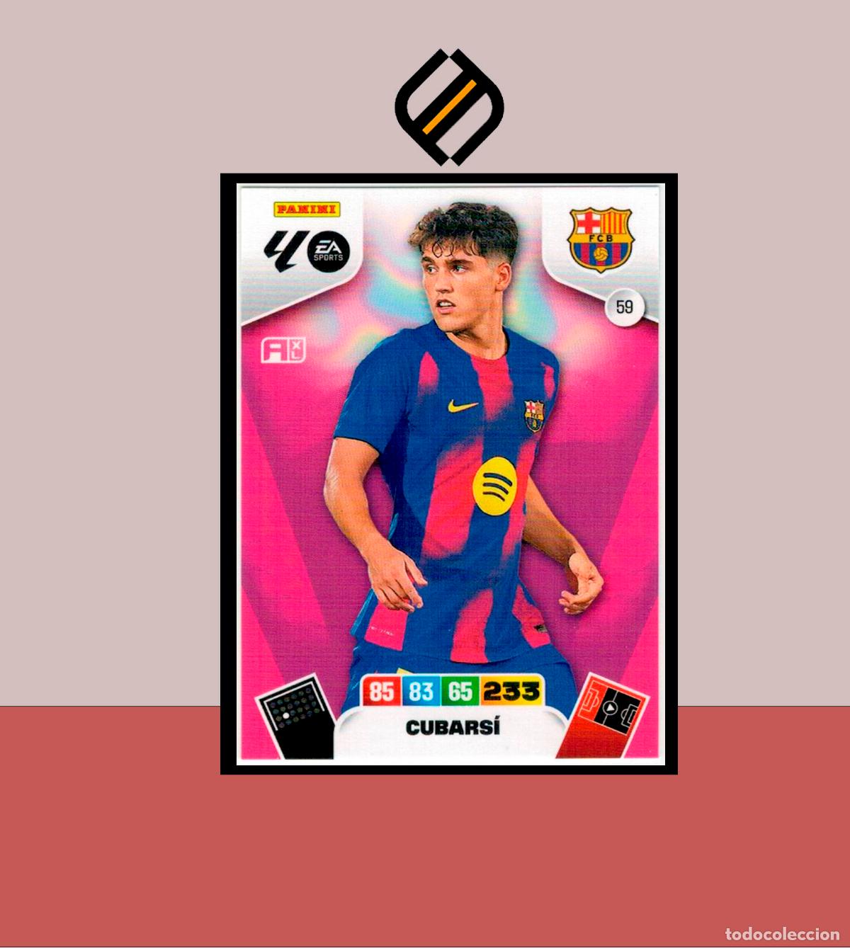 Cromos de F&uacute;tbol: ADRENALYN XL 2025 2026 PANINI N&ordm; 59 CUBARS&Iacute; BARCELONA BAR&Ccedil;A CARD ALBUM COLECCI&Oacute;N LIGA