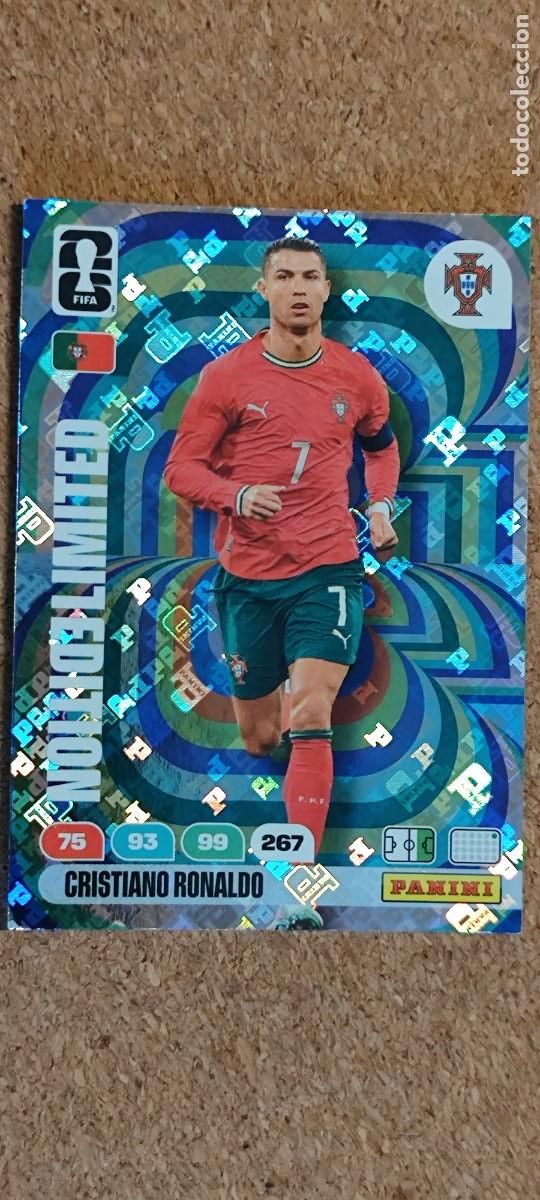 Cromos de F&uacute;tbol: ADRENALYN XL FIFA WORLD CUP 2026 CARD LIMITED EDITION CRISTIANO RONALDO PORTUGAL # 267 PANINI