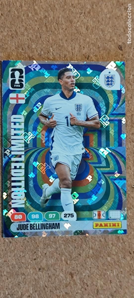 Cromos de F&uacute;tbol: ADRENALYN XL FIFA WORLD CUP 2026 CARD LIMITED EDITION BELLINGHAM INGLATERRA # 275 PANINI