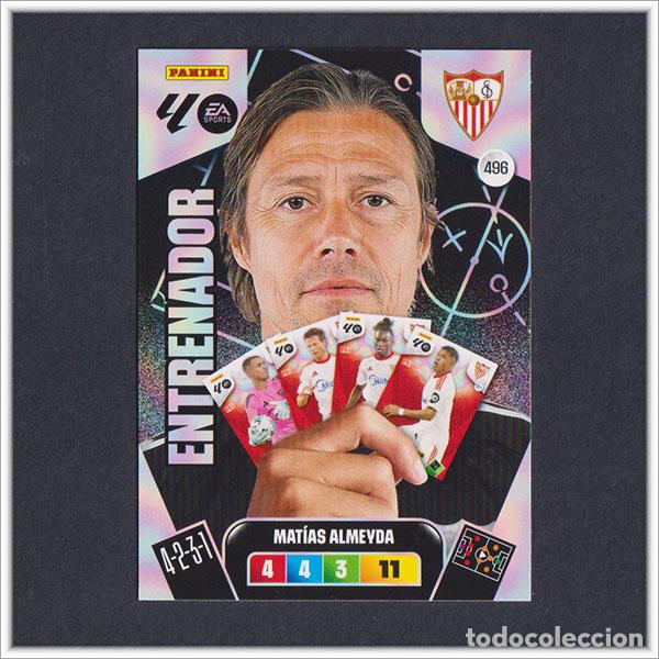 Cromos de F&uacute;tbol: ADRENALYN XL 2025 2026 25 26 PANINI ENTRENADOR 496 MATIAS ALMEYDA SEVILLA ACTUALIZACI&Oacute;N COLECCI&Oacute;N