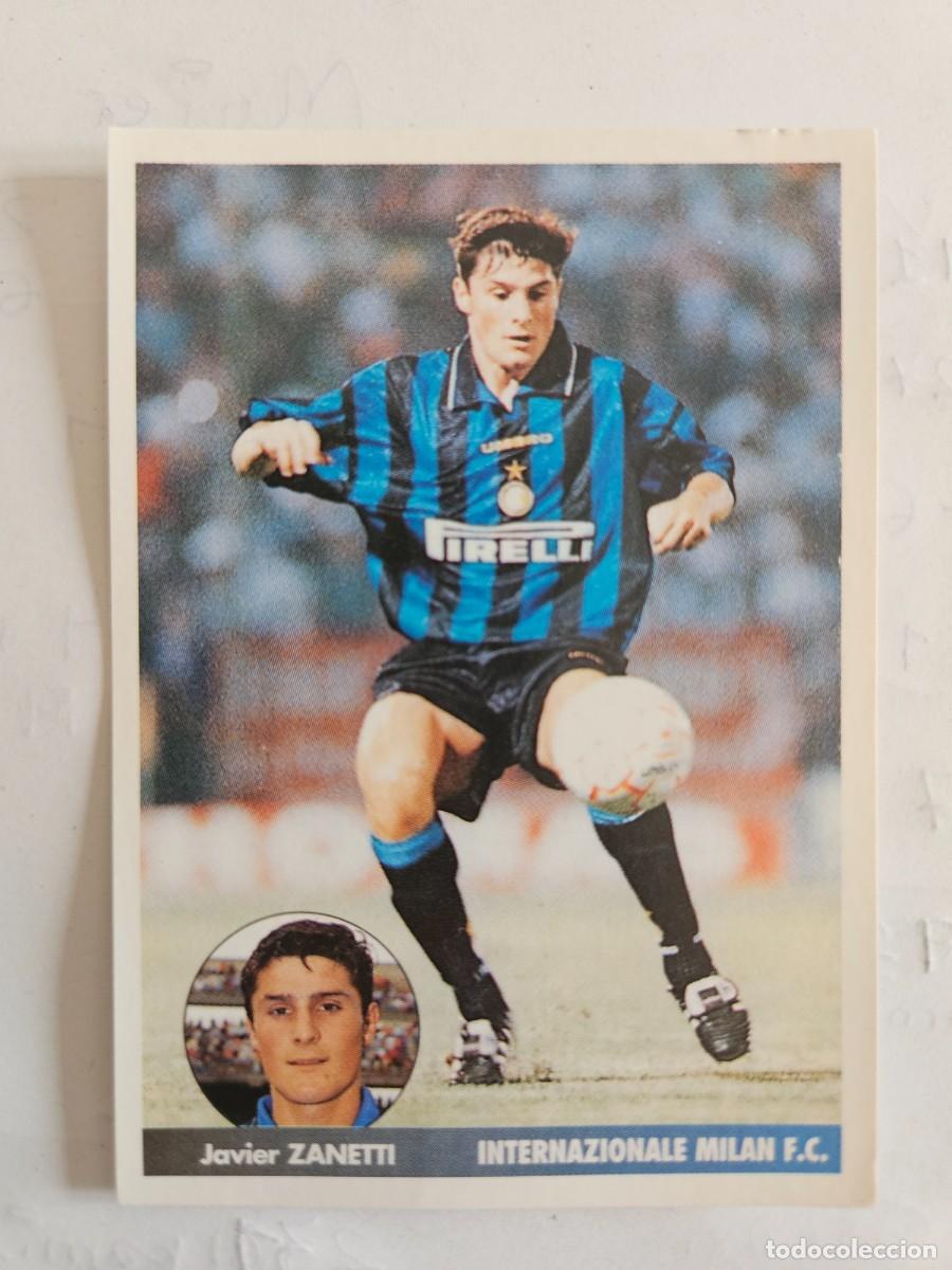 Cromos de f&uacute;tbol: CROMO F&Uacute;TBOL PANINI LOS MEJORES EQUIPOS DE EUROPA 96 97 1996 1997. INTER MILAN FC 124 ZANETTI