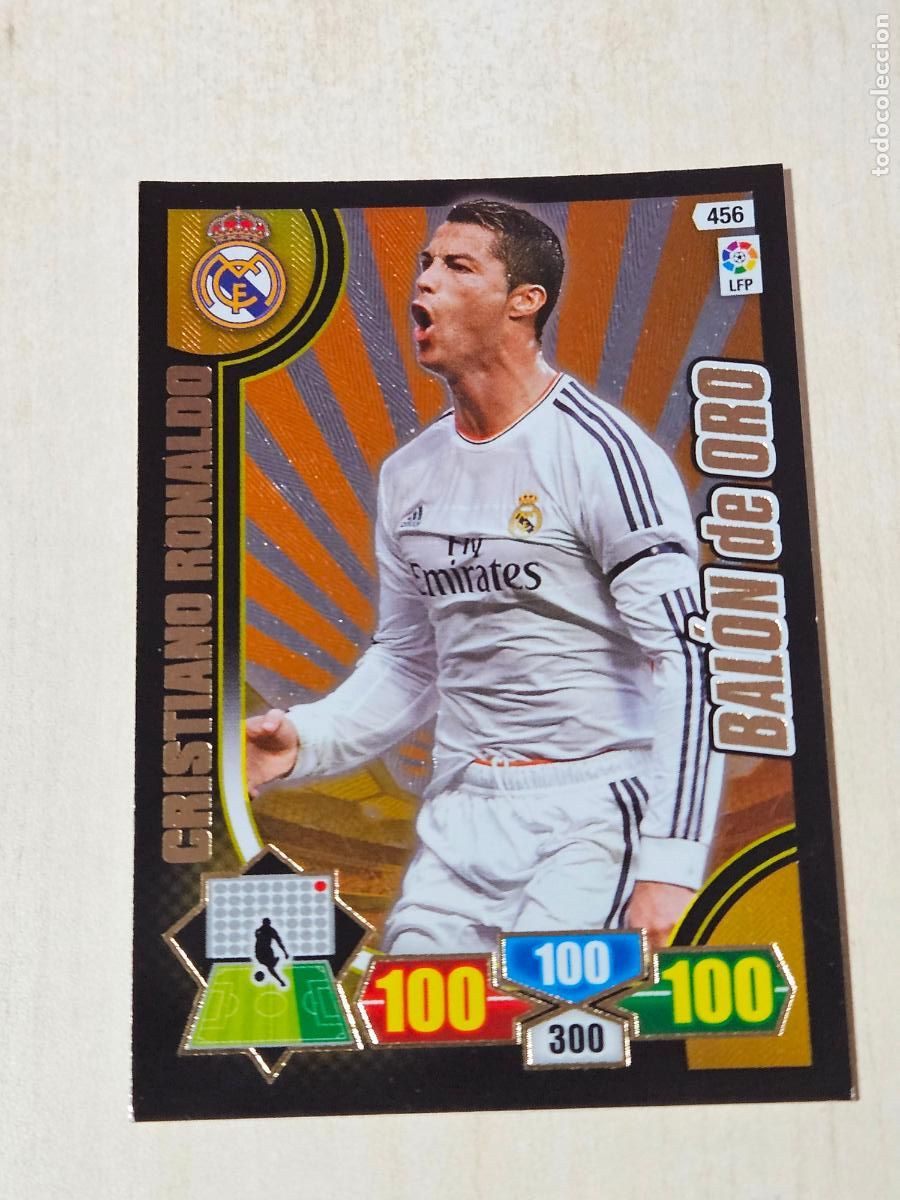 Cromos de F&uacute;tbol: FICHA N&ordm; 456 CRISTIANO RONALDO - ADRENALYN 13 14 - PANINI 2013 -14 - CROMO - BALON DE ORO
