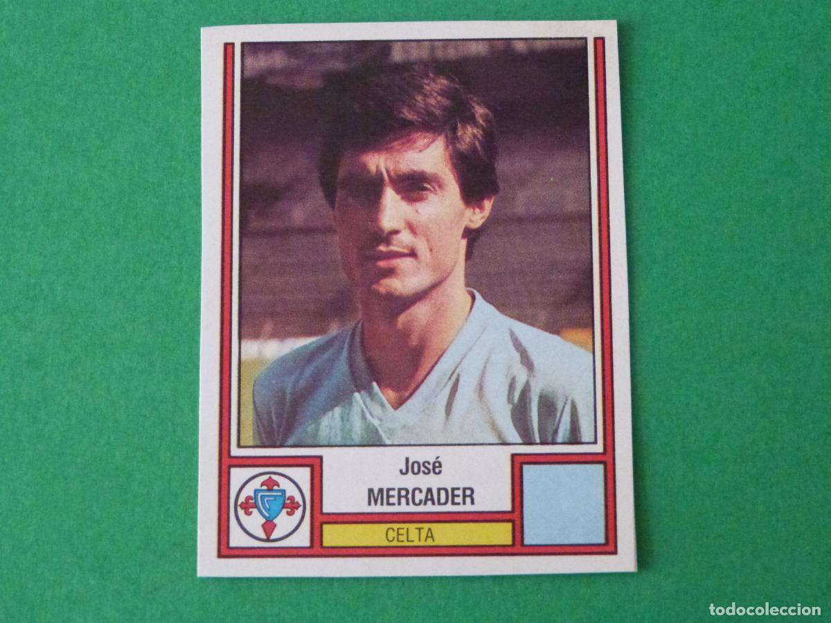 Cromos de F&uacute;tbol: CROMO FUTBOL JOSE MERCADER CELTA DE VIGO RECORTADO N&ordm; 84 LIGA FUTBOL 83/1983 FIGURINE PANINI