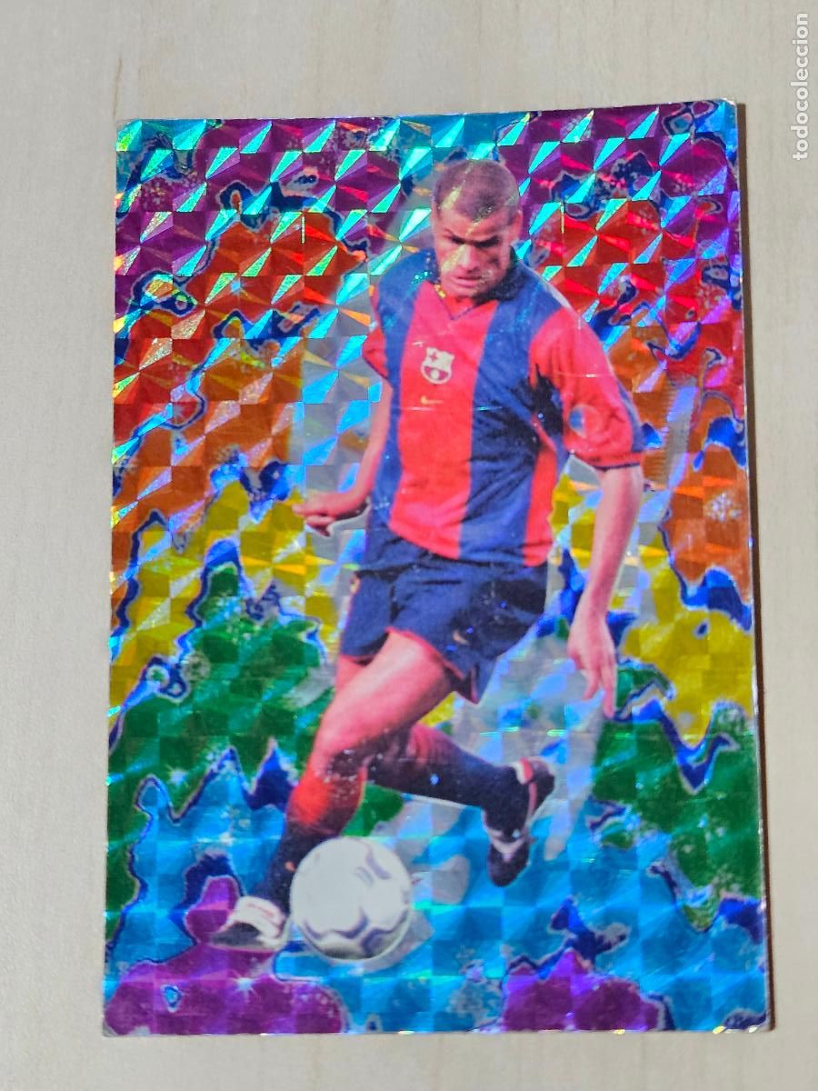 Cromos de F&uacute;tbol: M4 RIVALDO - BARCELONA - MEJORES DEL 2001 - MUNDICROMO 2002