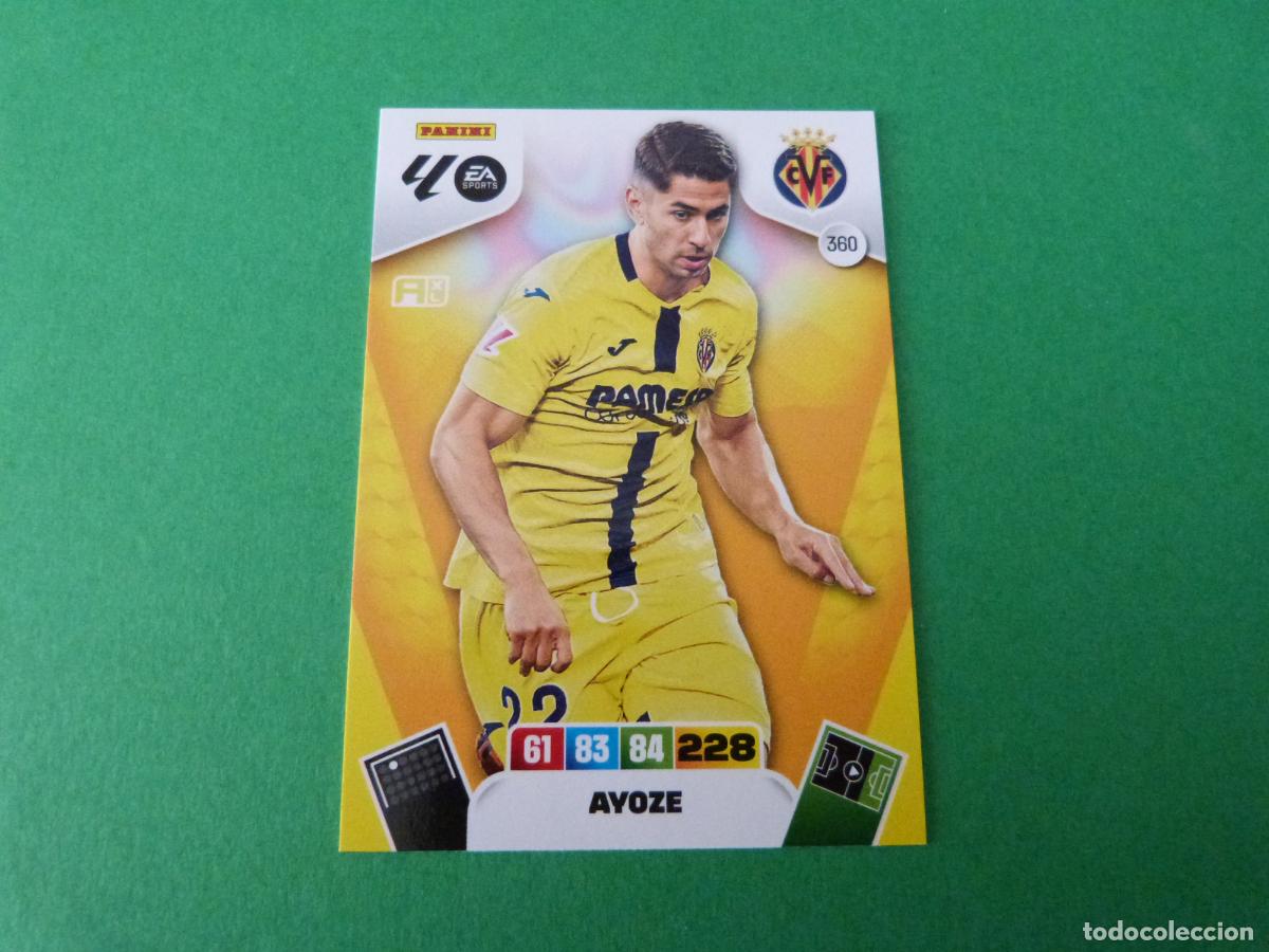 Figurine di Calcio: TRADING CARD FUTBOL AYOZE VILLARREAL C.F. N&ordm; 360 LIGA ADRENALYN XL 2025-2026/25-26 PANINI
