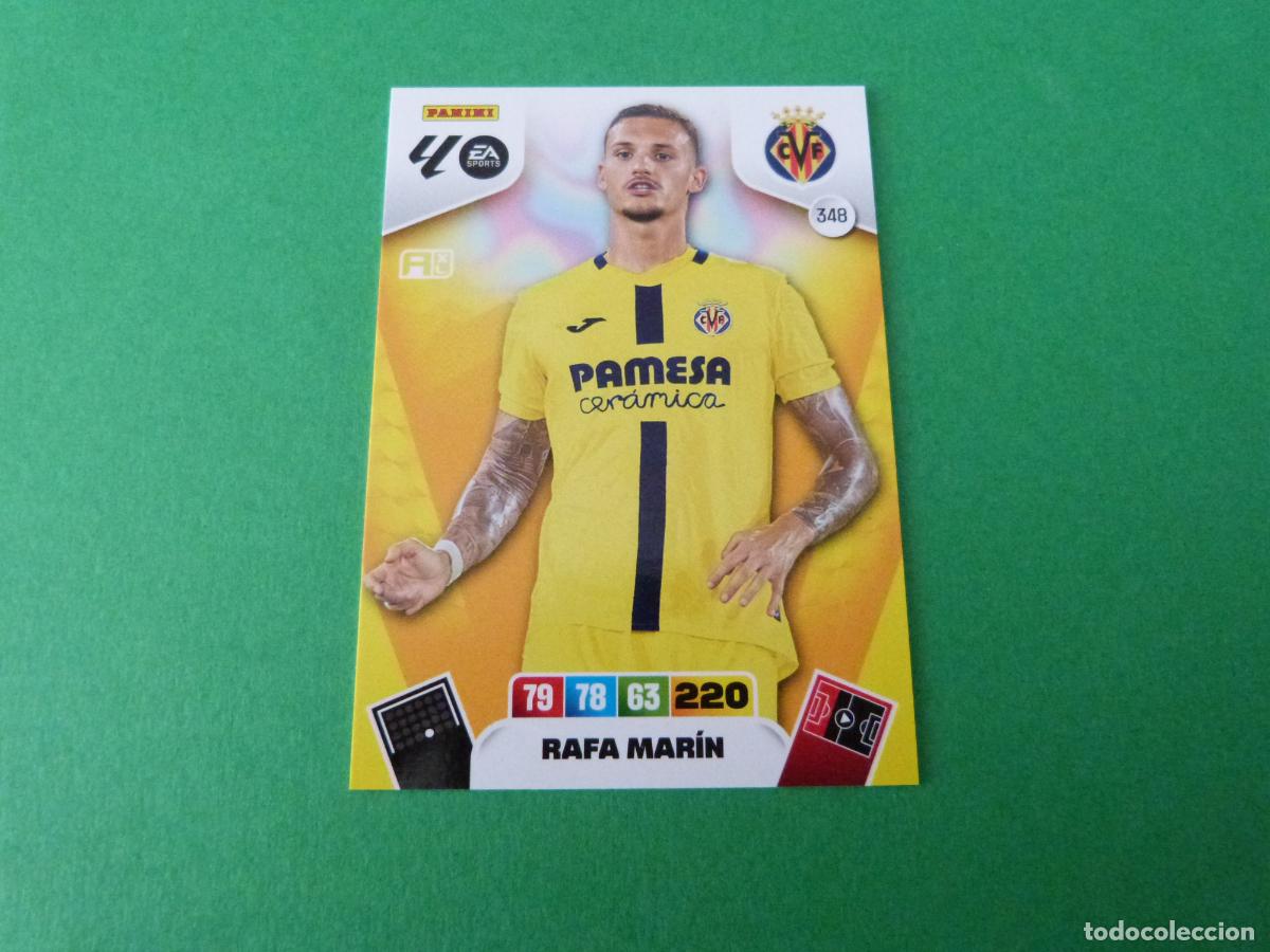 Cromos de f&uacute;tbol: TRADING CARD FUTBOL RAFA MARIN VILLARREAL C.F. N&ordm; 348 LIGA ADRENALYN XL 2025-2026/25-26 PANINI