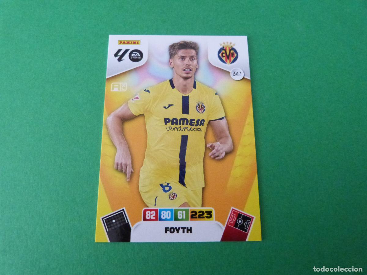 Cromos de f&uacute;tbol: TRADING CARD FUTBOL FOYTH VILLARREAL C.F. N&ordm; 347 LIGA ADRENALYN XL 2025-2026/25-26 PANINI