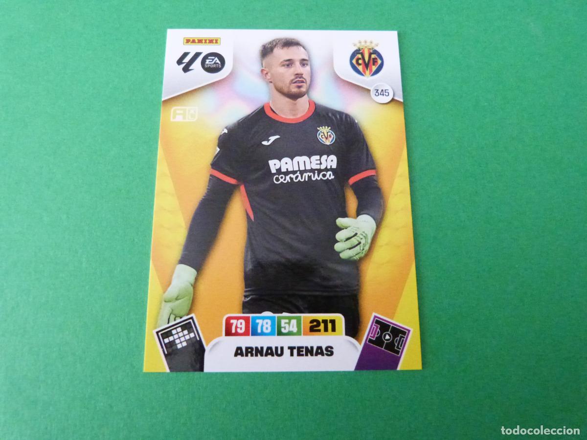 Cromos de f&uacute;tbol: TRADING CARD FUTBOL ARNAU TENAS VILLARREAL C.F. N&ordm; 345 LIGA ADRENALYN XL 2025-2026/25-26 PANINI