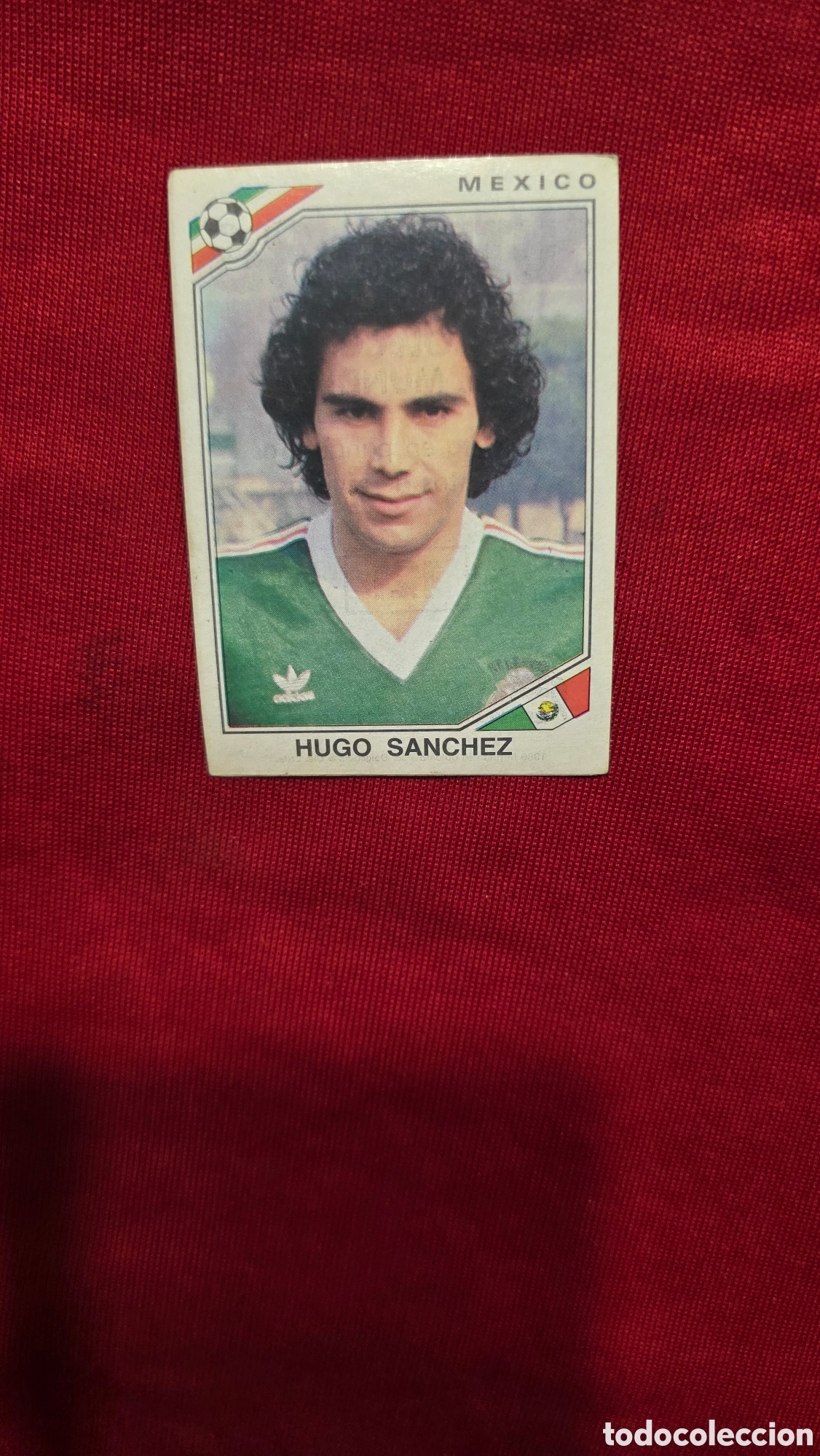 Cromos de F&uacute;tbol: CROMO HUGO SANCHEZ ,FUTBOL 86