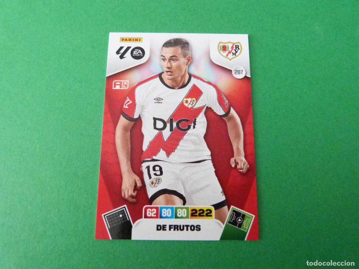 Cromos de F&uacute;tbol: TRADING CARD FUTBOL DE FRUTOS RAYO VALLECANO N&ordm; 287 LIGA ADRENALYN XL 2025-2026/25-26 PANINI