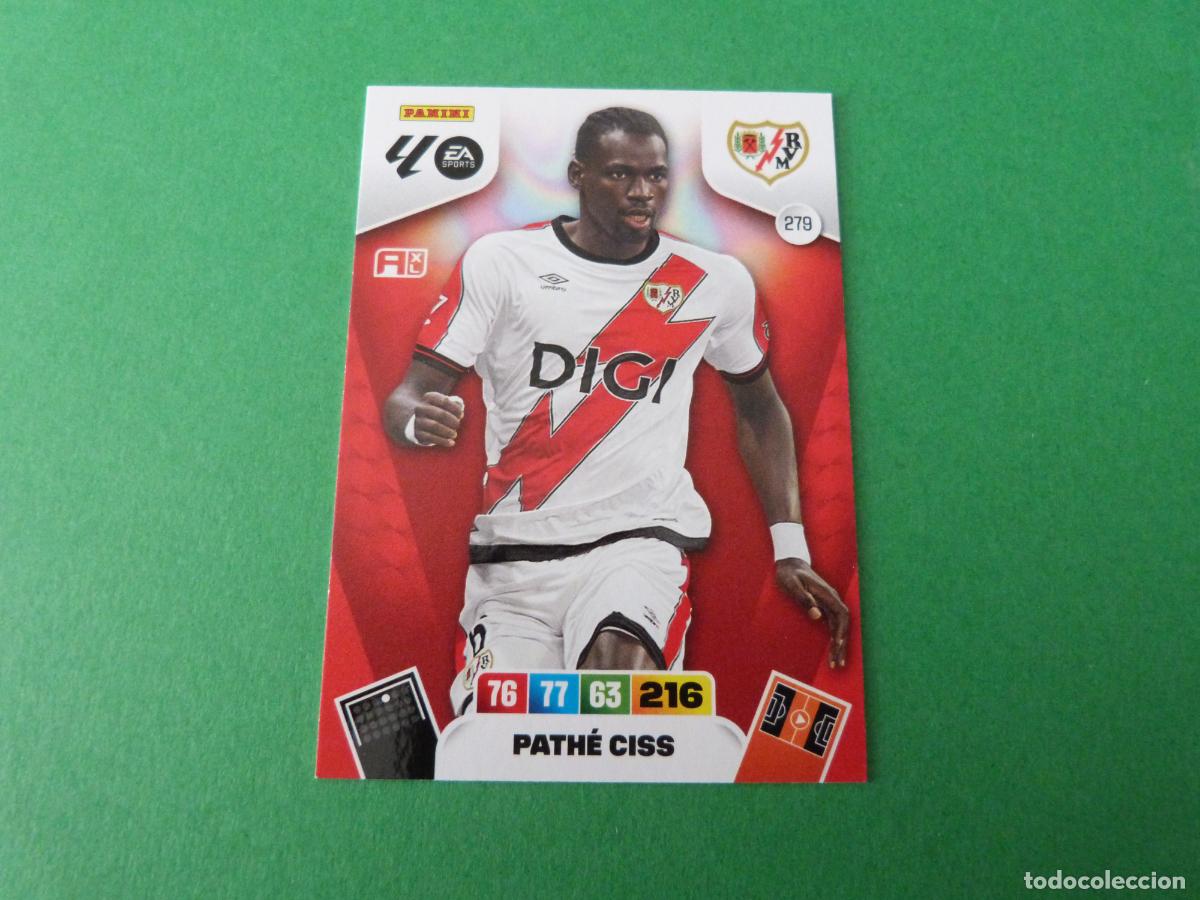 Cromos de F&uacute;tbol: TRADING CARD FUTBOL PATHE CISS RAYO VALLECANO N&ordm; 279 LIGA ADRENALYN XL 2025-2026/25-26 PANINI