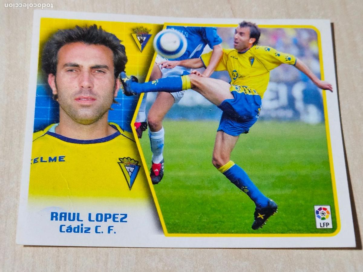 Cromos de F&uacute;tbol: CROMO RAUL LOPEZ - ESTE 2005 06 - 05 06 - CROMO SIN PEGAR - CADIZ