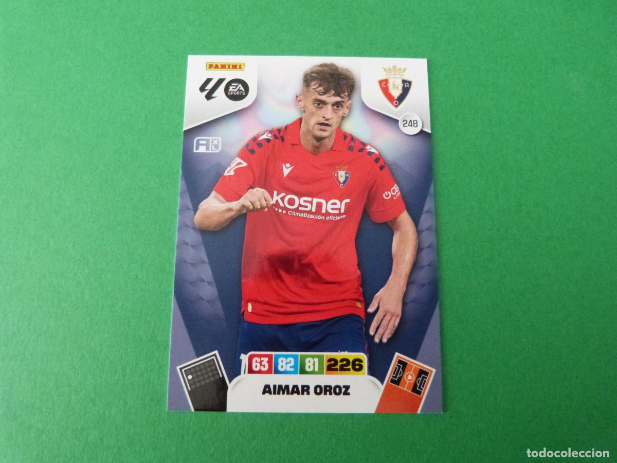 Cromos de F&uacute;tbol: TRADING CARD FUTBOL AIMAR OROZ AT. OSASUNA N&ordm; 248 LIGA ADRENALYN XL 2025-2026/25-26 PANINI