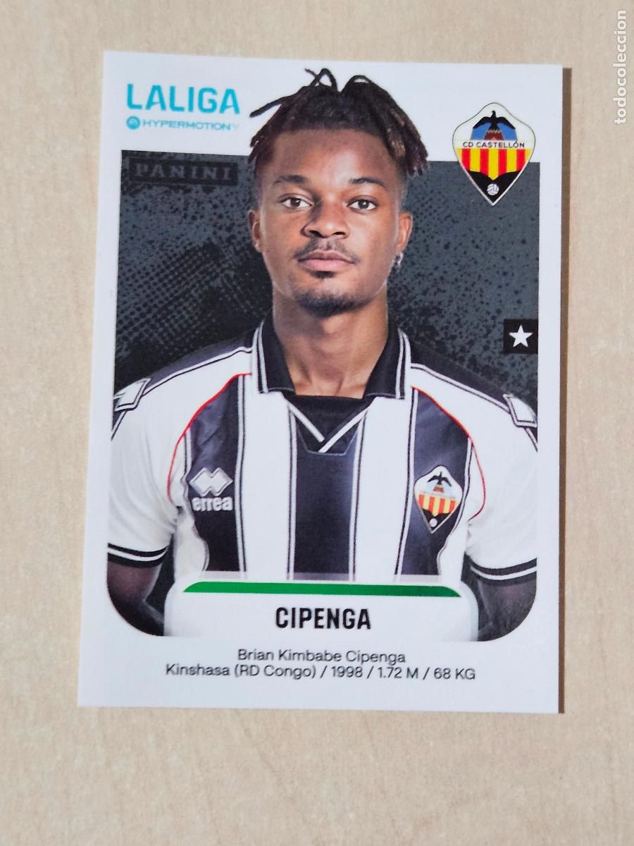 Cromos de F&uacute;tbol: N&ordm; 111 CIPENGA - CASTELLON - CROMO - LIGA HYPERMOTION 2025 2026 SEGUNDA DIVISION 25 26