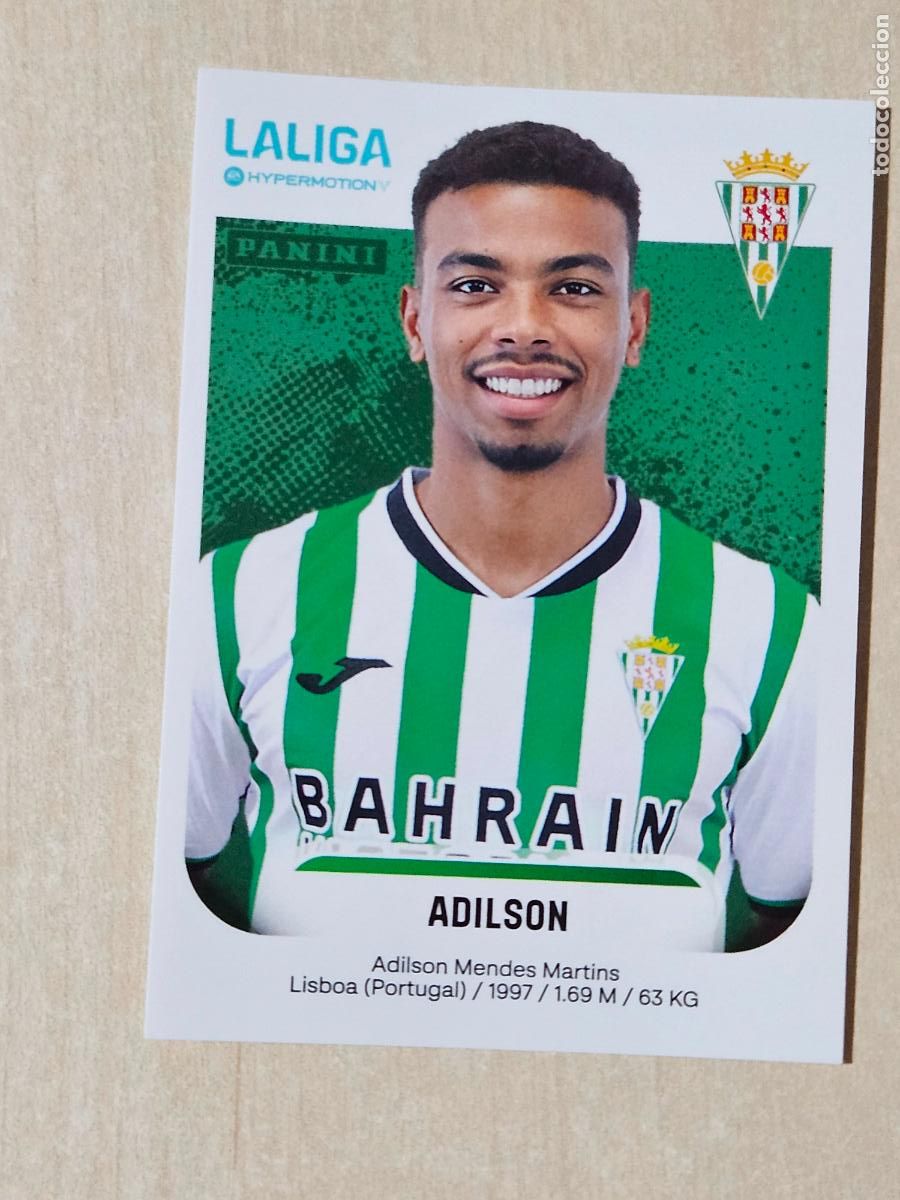 Cromos de F&uacute;tbol: N&ordm; 150 ADILSON - CORDOBA - CROMO - LIGA HYPERMOTION 2025 2026 SEGUNDA DIVISION 25 26