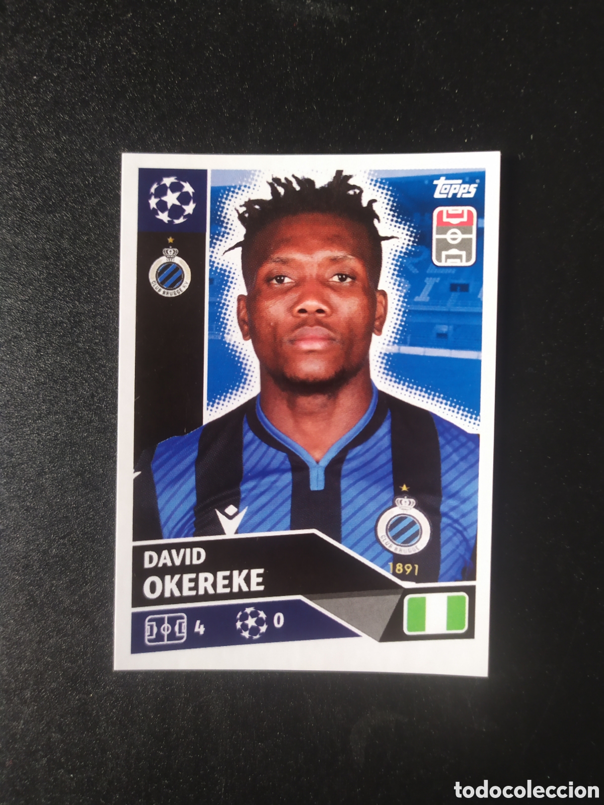 Cromos de F&uacute;tbol: UEFA Champions League 2020 2021 20 21 stickers topps Okereke n&deg; 18 Brujas