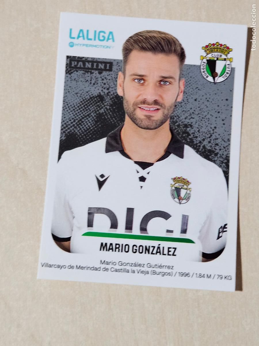 Cromos de F&uacute;tbol: N&ordm; 75B MARIO GONZALEZ - REAL BURGOS - CROMO - LIGA HYPERMOTION 2025 2026 SEGUNDA DIVISION 25 26