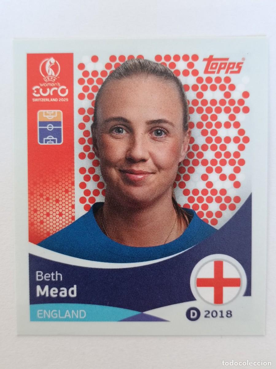 Figurine di Calcio: #268 MEAD INGLATERRA EURO WOMEN'S SUIZA 2025 TOPPS