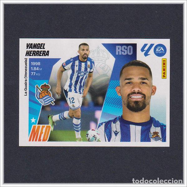 Cromos de f&uacute;tbol: LIGA ESTE 2025 2026 25 26 PANINI YANGEL HERRERA 31 FICHAJE MERCADO INVIERNO REAL SOCIEDAD COLECCI&Oacute;N