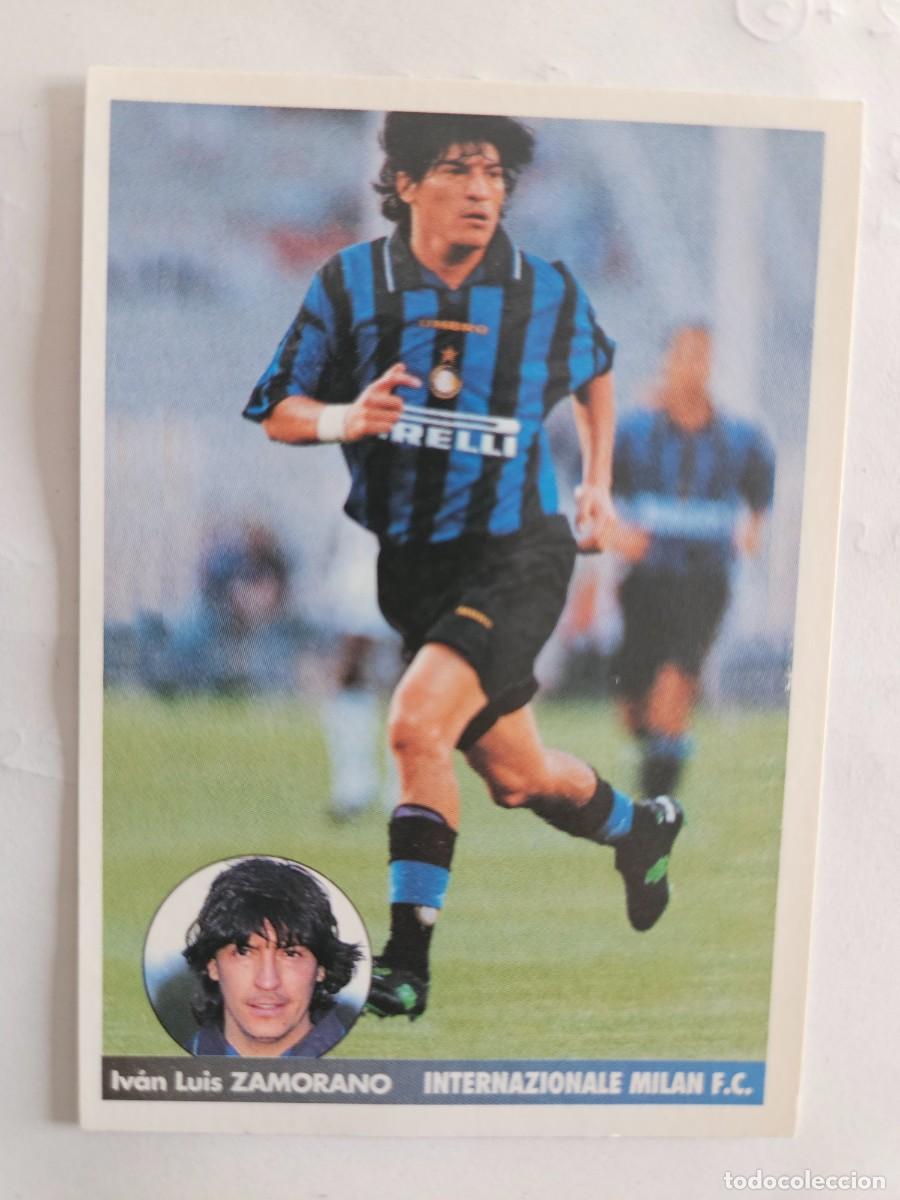 Figurine di Calcio: INTER DE MILAN 128 ZAMORANO LOS MEJORES EQUIPOS DE EUROPA PANINI