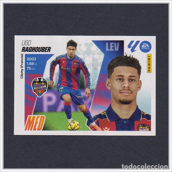 Football Stickers: LIGA ESTE 2025 2026 25 26 PANINI RAGHOUBER 22 MERCADO INVIERNO FICHAJE LEVANTE COLECCI&Oacute;N ALBUM