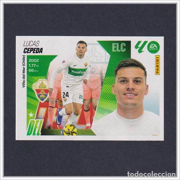 Cromos de Futebol: LIGA ESTE 2025 2026 25 26 PANINI CEPEDA 14 MERCADO INVIERNO FICHAJE ELCHE COLECCI&Oacute;N ALBUM