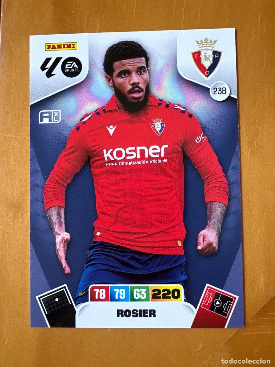 Cromos de F&uacute;tbol: 238 Valentin Rosier, CA Osasuna, Panini Adrenalyn XL La Liga 2025 2026 25 26