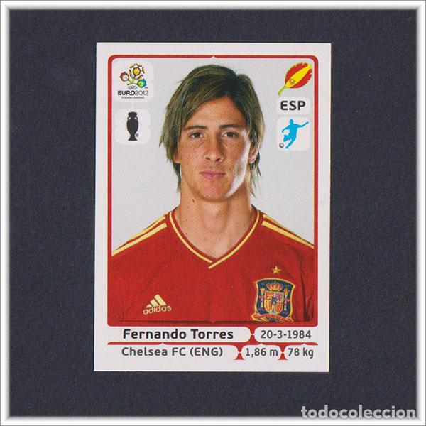 Cromos de F&uacute;tbol: UEFA EURO2012 EUROCOPA 2012 12 PANINI FERNANDO TORRES N&ordm; 305 ESPA&Ntilde;A POLAND-UKRAINE EURO ALBUM F&Uacute;TBOL