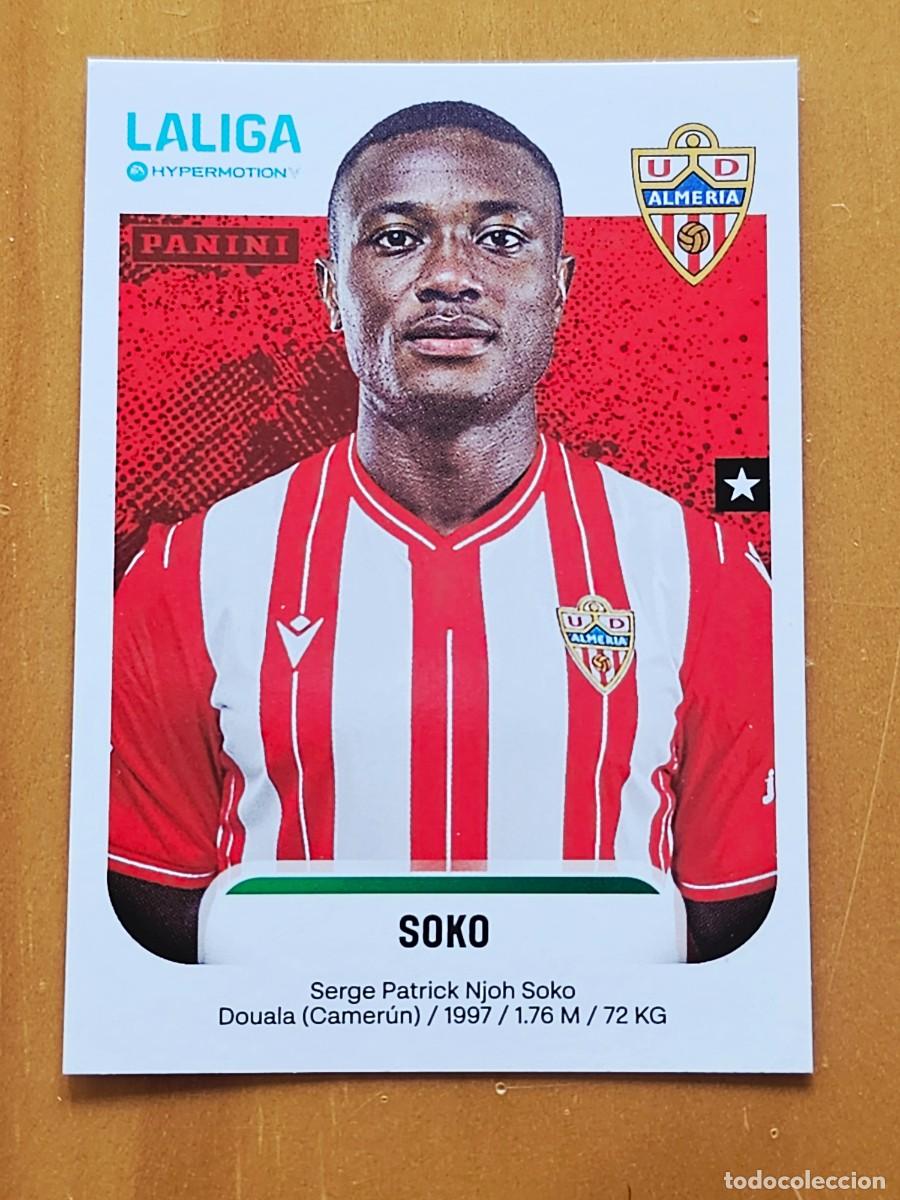 Cromos de F&uacute;tbol: 39 Serge Patrick Njoh Soko, UD Almer&iacute;a, Liga Hypermotion 2&ordf; Divisi&oacute;n, Panini 2025 2026 25 26