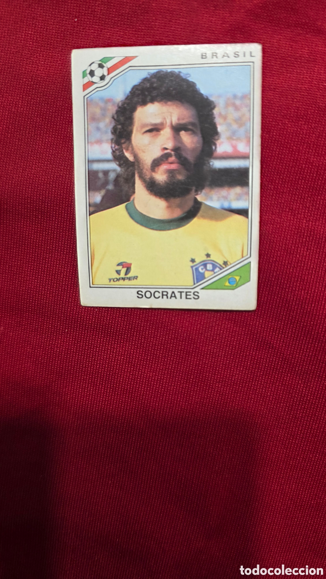 Cromos de Futebol: CROMO DE SOCRATES, FUTBOL 86