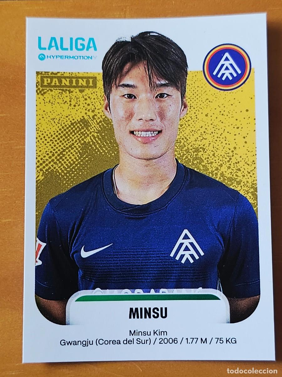 Cromos de F&uacute;tbol: 55 Minsu Kim, FC Andorra, Liga Hypermotion 2&ordf; Divisi&oacute;n, Panini 2025 2026 25 26