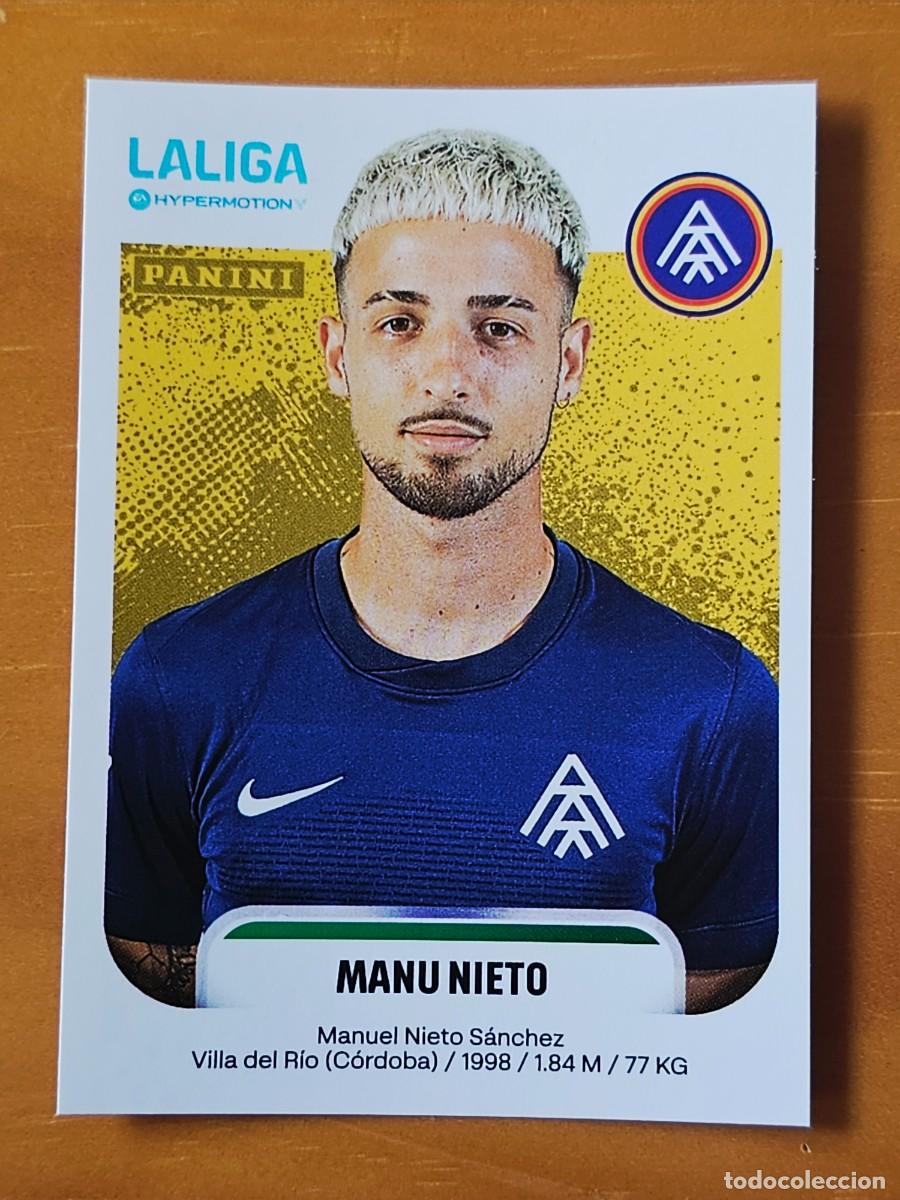 Cromos de F&uacute;tbol: 57 Manu Nieto, FC Andorra, Liga Hypermotion 2&ordf; Divisi&oacute;n, Panini 2025 2026 25 26