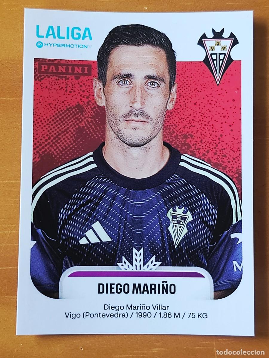 Cromos de F&uacute;tbol: 5 Diego Mari&ntilde;o, Albacete Balompi&eacute;, Liga Hypermotion 2&ordf; Divisi&oacute;n, Panini 2025 2026 25 26