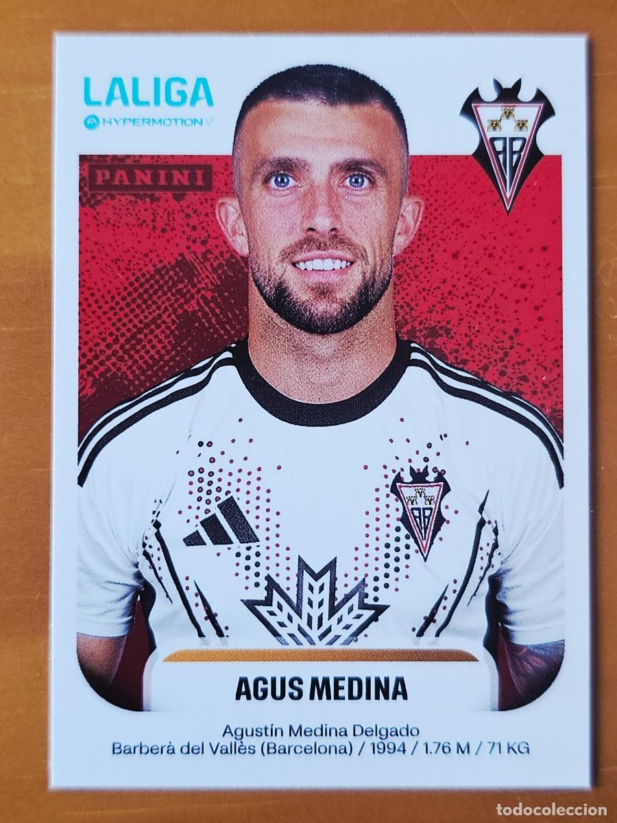 Cromos de F&uacute;tbol: 12 Agus Medina, Albacete Balompi&eacute;, Liga Hypermotion 2&ordf; Divisi&oacute;n, Panini 2025 2026 25 26