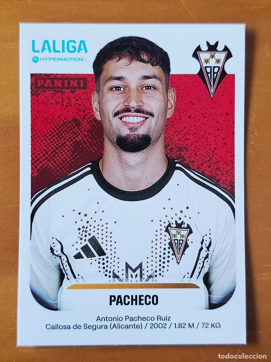 Cromos de F&uacute;tbol: 14 Antonio Pacheco, Albacete Balompi&eacute;, Liga Hypermotion 2&ordf; Divisi&oacute;n, Panini 2025 2026 25 26