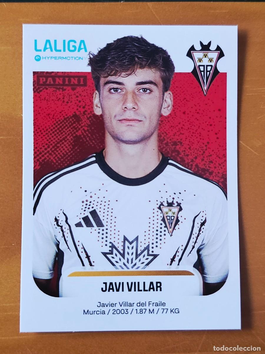 Cromos de F&uacute;tbol: 15 Javi Villar, Albacete Balompi&eacute;, Liga Hypermotion 2&ordf; Divisi&oacute;n, Panini 2025 2026 25 26
