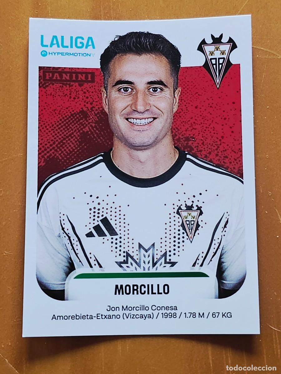 Cromos de F&uacute;tbol: 17 Jon Morcillo, Albacete Balompi&eacute;, Liga Hypermotion 2&ordf; Divisi&oacute;n, Panini 2025 2026 25 26