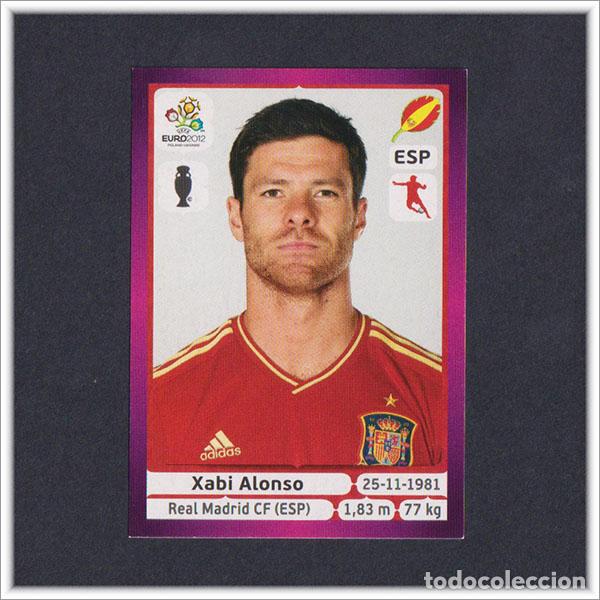 Cromos de F&uacute;tbol: UEFA EURO2012 EUROCOPA 2012 12 PANINI XABI ALONSO N&ordm; 297 ESPA&Ntilde;A POLAND-UKRAINE EURO ALBUM F&Uacute;TBOL